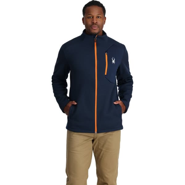 Spyder Full Dragkedja Fleece Bandit Blå XL Man