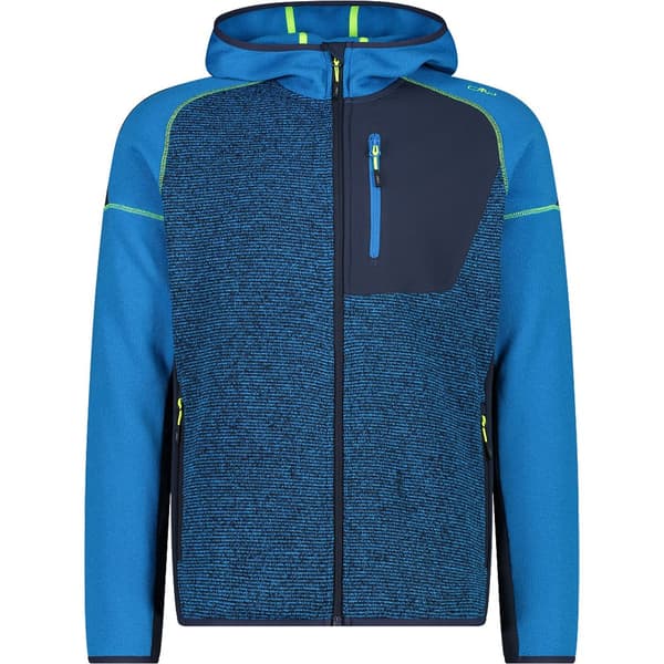 Cmp Fleece Fix Hood 32h2187 Blå 54 Mand