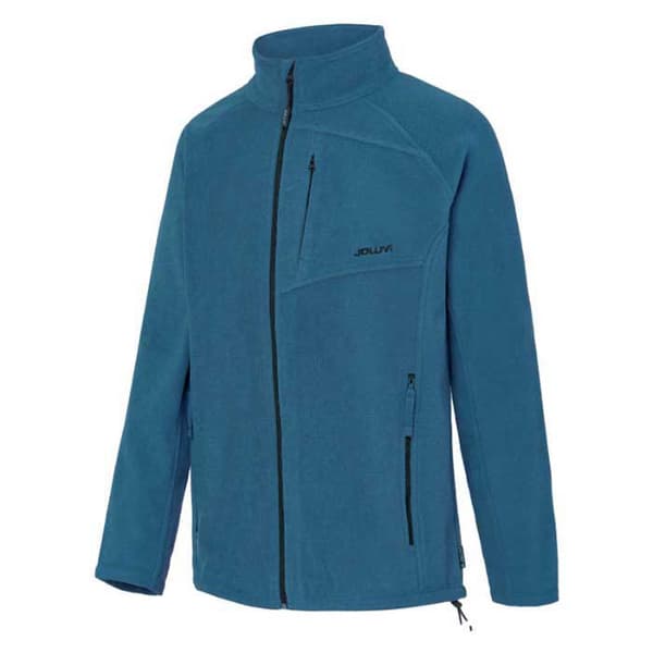 Joluvi Full Dragkedja Fleece Ecotech 380 Polar Blå L Man