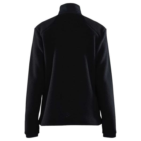 Craft Full Dragkedja Fleece Adv Explore Pile Svart S Kvinna
