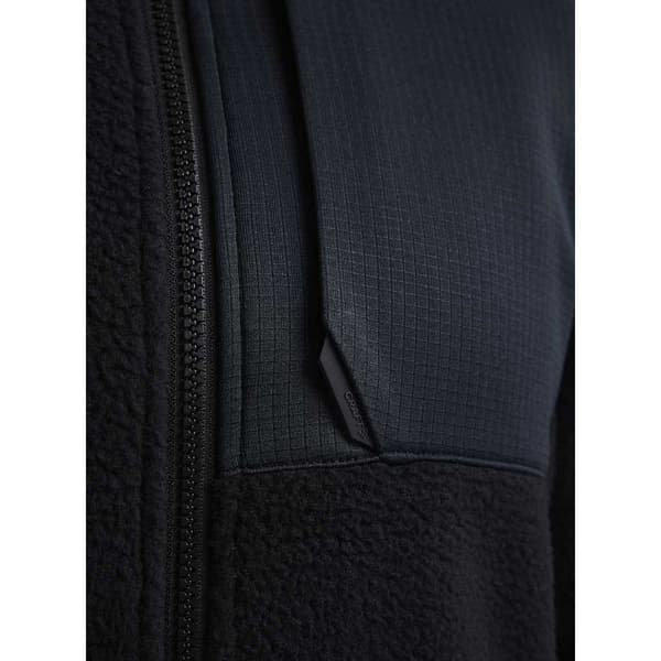 Craft Full Dragkedja Fleece Adv Explore Pile Svart S Kvinna