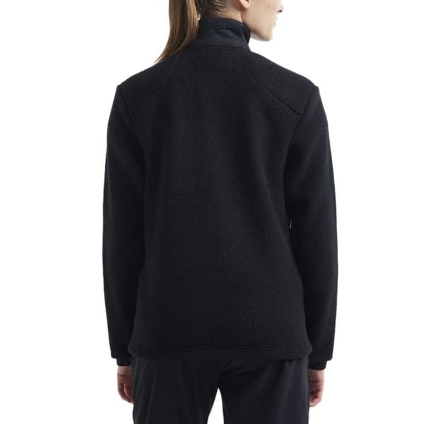 Craft Full Dragkedja Fleece Adv Explore Pile Svart S Kvinna