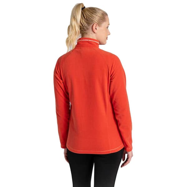 Craghoppers Halv Lynlås Fleece Miska Orange 10 Kvinde