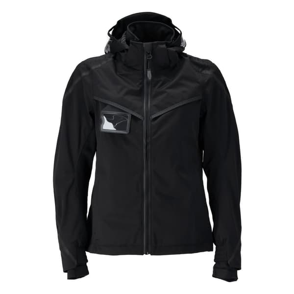 Mascot Jacka Med Ytterfoder Huva Customized 22011 Svart 3XL