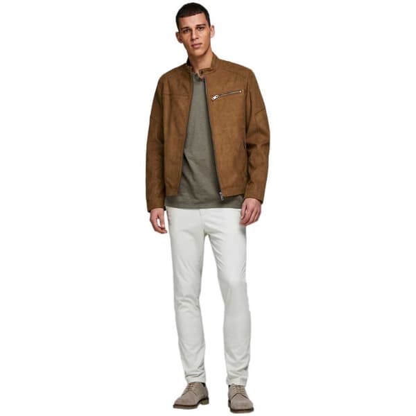 Jack & Jones Falsk Mockajacka Rocky Brun 2XL Man