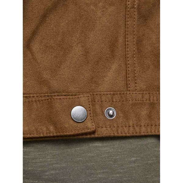 Jack & Jones Falsk Mockajacka Rocky Brun 2XL Man