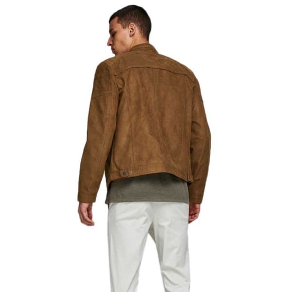 Jack & Jones Falsk Mockajacka Rocky Brun 2XL Man