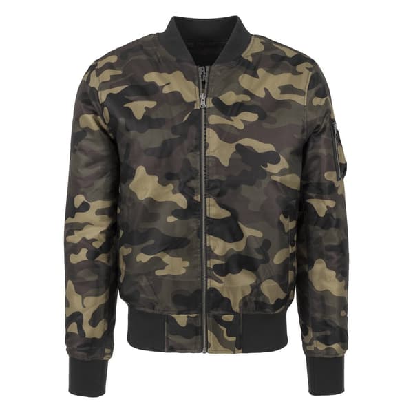 Urban Classics Basic Camo Bomberjacka Flerfärgad S Man