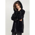 Miniatyrbillede 4 af 8: Urban Classics Teddy Med Hætte Coat Sort S Kvinde