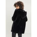 Miniatyrbillede 6 af 8: Urban Classics Teddy Med Hætte Coat Sort S Kvinde