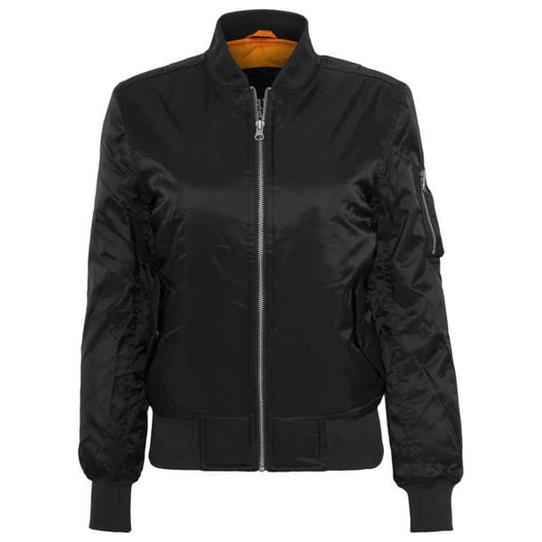 Urban Classics Bomberjakke Basic Sort M Kvinde