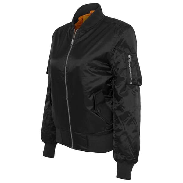 Urban Classics Bomberjakke Basic Sort M Kvinde