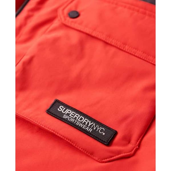 Superdry Vadderad Jacka City Röd M Kvinna