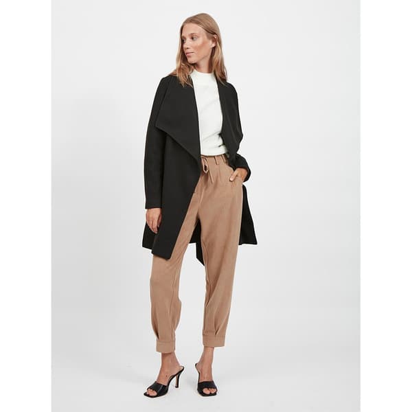 Vila Frakke Cooley Sort 40 Kvinde