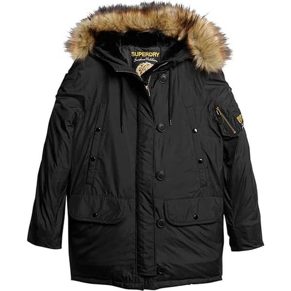 Superdry Parkas Military Svart S Kvinna