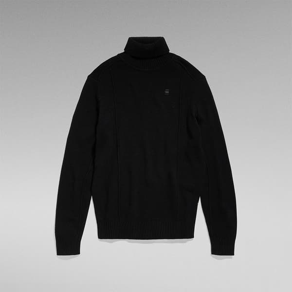 G-star Turtle Neck Sweater Structure Sort L Mand