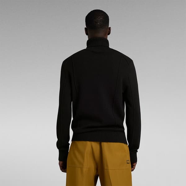 G-star Turtle Neck Sweater Structure Sort L Mand