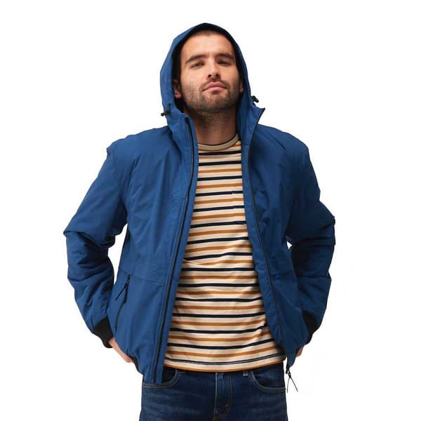 Regatta Täysi Vetoketjullinen Sadetakki Renly Sininen 2XL Mies