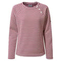 Miniatyrbillede 1 af 3: Craghoppers Besætning Hals Sweater Neela Rød,Hvid 14 Kvinde