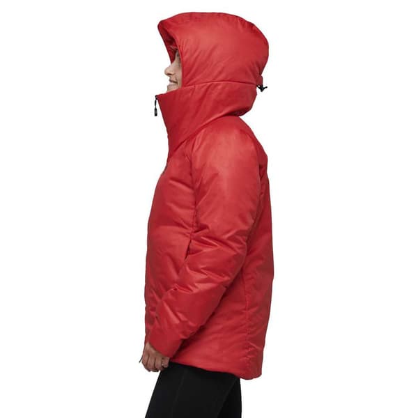 Black Diamond Parkas Belay Röd L Kvinna