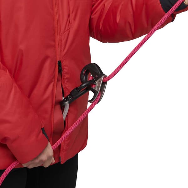 Black Diamond Parkas Belay Röd L Kvinna