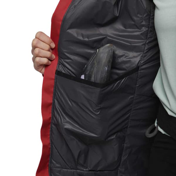 Black Diamond Parkas Belay Röd L Kvinna