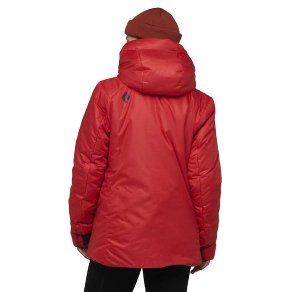Black Diamond Parkas Belay Röd L Kvinna