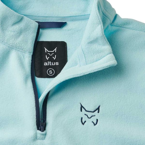 Altus Halv Lynlås Fleece Uri Blå 2XL Kvinde