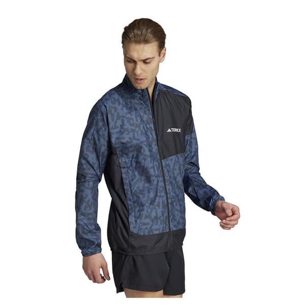 Adidas Jacka Terrex Trail Windbreaker Blå M Man