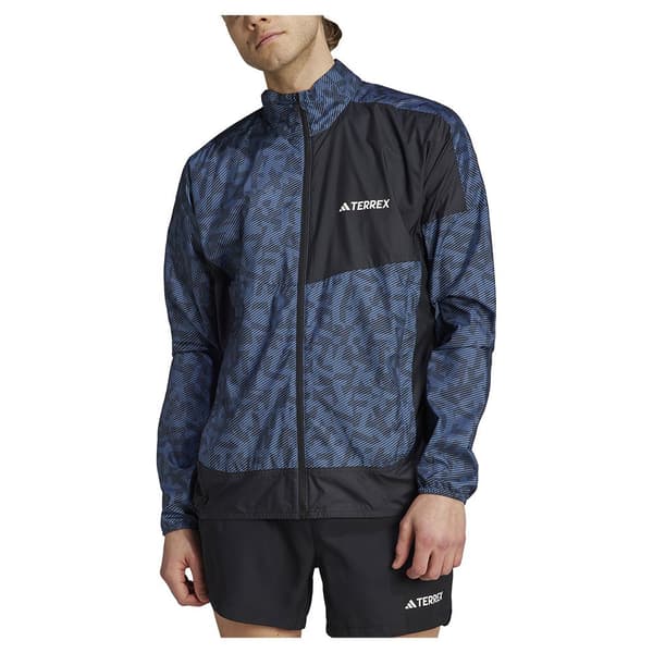 Adidas Jacka Terrex Trail Windbreaker Blå M Man