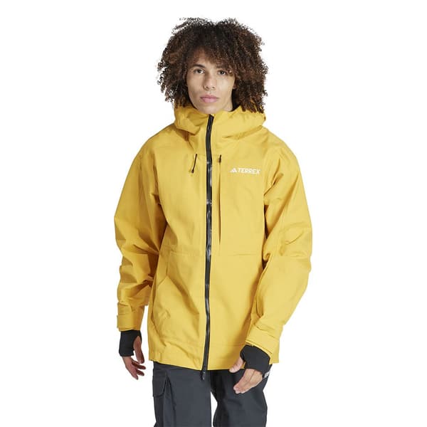 Adidas Jacka Terrex Techrock 3-layer Post Consumer Nylon Rain.rdy Gul L Man