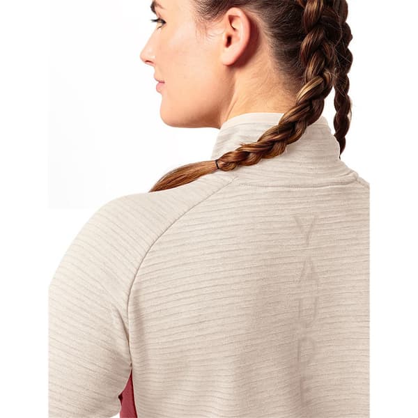 Vaude Halv Lynlås Fleece Larice Rosa 40 Kvinde