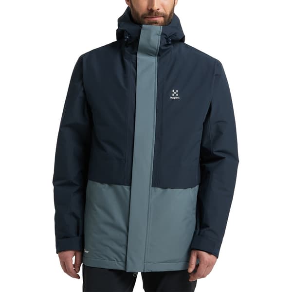 Haglofs Parkas Salix Proof Mimic Grå L Man