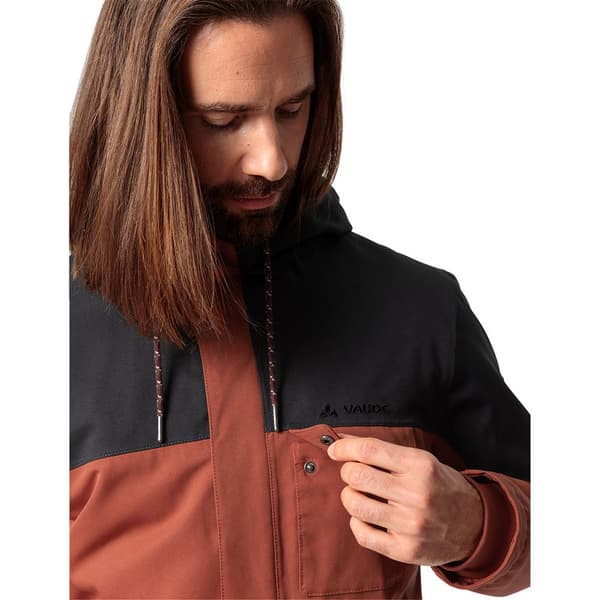 Vaude Regnjacka Med Full Dragkedja Manukau Ii Brun M Man