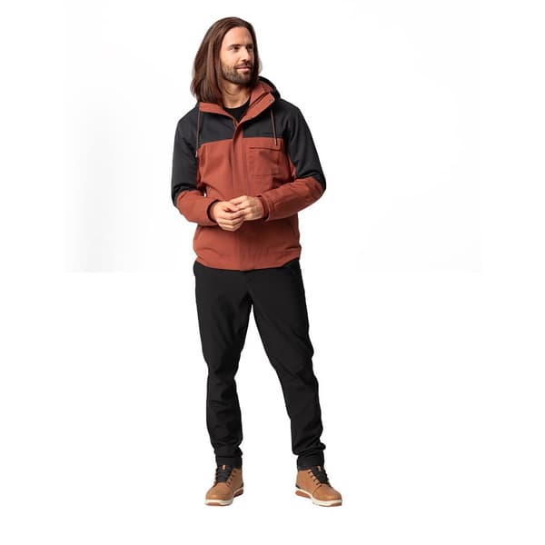 Vaude Regnjacka Med Full Dragkedja Manukau Ii Brun M Man