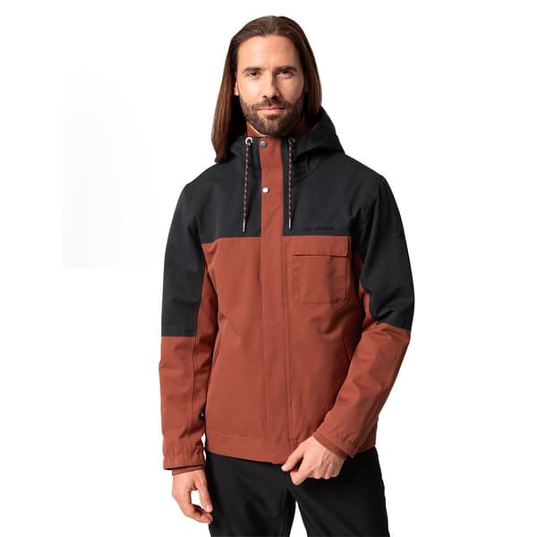 Vaude Regnjacka Med Full Dragkedja Manukau Ii Brun M Man
