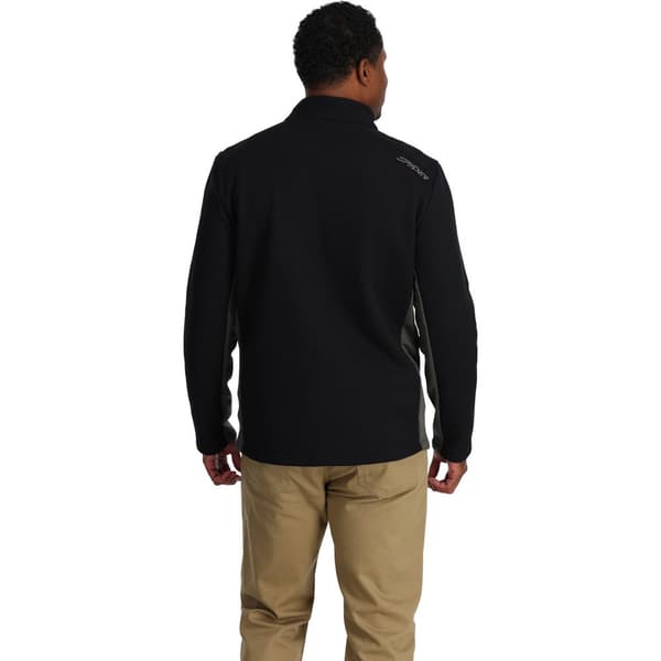 Spyder Full Dragkedja Fleece Bandit Svart S Man