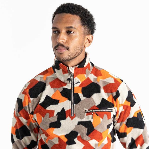 Dare2b Halv Blixtlåsfleece Affinity Orange 2XS Man