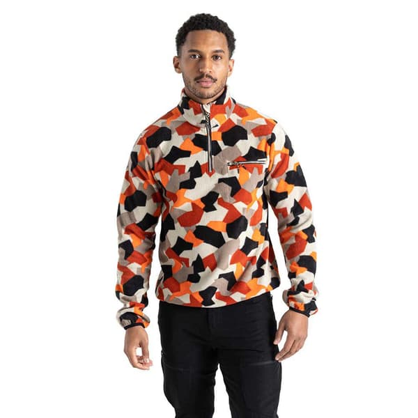 Dare2b Halv Blixtlåsfleece Affinity Orange 2XS Man