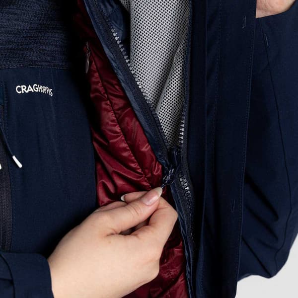 Craghoppers Jakke Caldbeck Pro 3 In 1 Blå 14 Kvinde