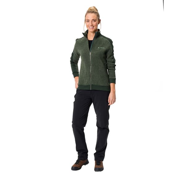 Vaude Full Dragkedja Fleece Skomer Wool Grönt 40 Kvinna