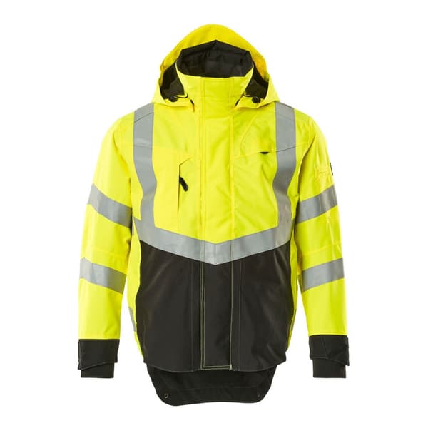 Mascot Jacka Med Ytterfoder Huva Safe Supreme 15501 Gul 2XL
