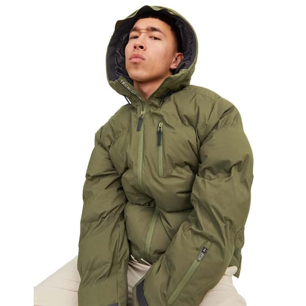 Jack & Jones Puffer Jakke Sweep Grøn 2XL Mand