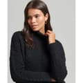 Pikkukuva 3 / 5: Superdry Drop Shoulder Cable Roll Neck Musta XS Nainen