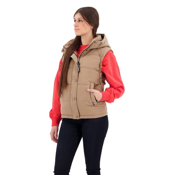 Superdry Pufferjacka Everest Beige L Kvinna