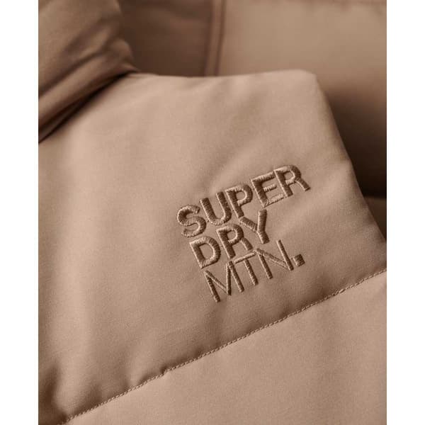 Superdry Pufferjacka Everest Beige L Kvinna