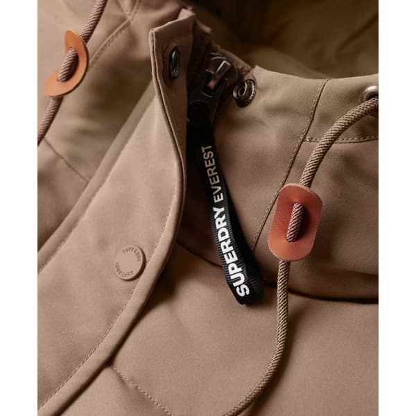 Superdry Pufferjacka Everest Beige L Kvinna