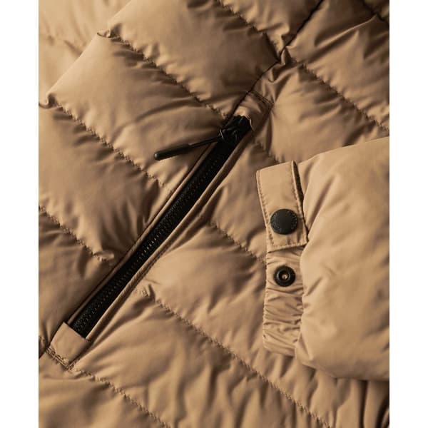Superdry Vadderad Jacka Fuji Embroidered Beige S Man