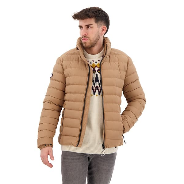 Superdry Vadderad Jacka Fuji Embroidered Beige S Man