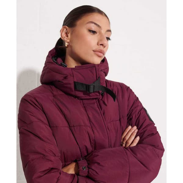 Superdry Jacka Expedition Cocoon Röd S Kvinna